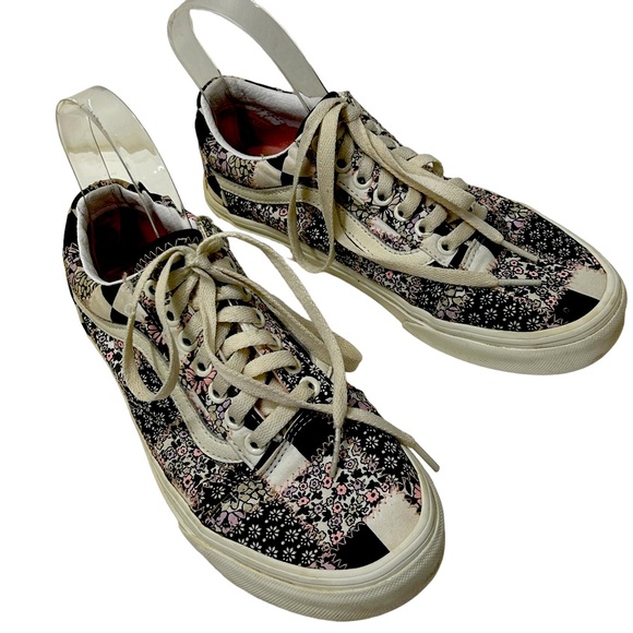Vans Old Skool Checkered Patchwork Floral Vans 6.5M/8.0W - Picture 3 of 10